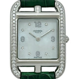 エルメス HERMES ケープコッド CC1.232 ホワイトシェル ステンレススチール クオーツ レディース 腕時計