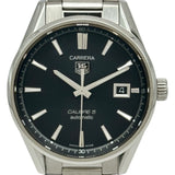 タグ・ホイヤー TAG HEUER カレラ キャリバー5 WAR211A.BA0782 ブラック ステンレススチール 自動巻き メンズ 腕時計