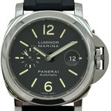 パネライ PANERAI ルミノール マリーナ オートマティック 44mm PAM00104 ブラック ステンレススチール 自動巻き メンズ 腕時計