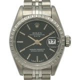 ロレックス ROLEX オイスターパーペチュアル デイト 69240 ブラック ステンレススチール 自動巻き レディース 腕時計
