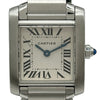 カルティエ Cartier タンクフランセーズ SM W51008Q3 アイボリー ステンレススチール クオーツ レディース 腕時計