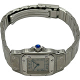 カルティエ Cartier サントス ガルベ SM W20017D6 アイボリー ステンレススチール クオーツ レディース 腕時計