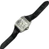 カルティエ Cartier サントス 100 MM W2016X8 ホワイト ステンレススチール 自動巻き メンズ 腕時計