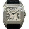 カルティエ Cartier サントス 100 MM W2016X8 ホワイト ステンレススチール 自動巻き メンズ 腕時計