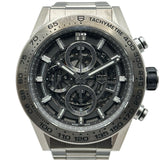 タグ・ホイヤー TAG HEUER カレラ キャリバーホイヤー01 クロノグラフ グレーファントム CAR2A8A.BF0707 シルバー チタン 自動巻き メンズ 腕時計