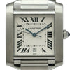 カルティエ Cartier タンク フランセーズ LM W51002Q3 シルバー ステンレススチール 自動巻き メンズ 腕時計