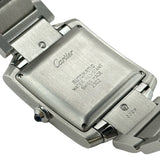 カルティエ Cartier タンク フランセーズ LM W51002Q3 シルバー ステンレススチール 自動巻き メンズ 腕時計