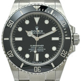 ロレックス ROLEX サブマリーナ ノンデイト 124060 ブラック ステンレススチール 自動巻き メンズ 腕時計