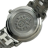 エルメス HERMES クリッパー CL4.210 ホワイト ステンレススチール クオーツ レディース 腕時計