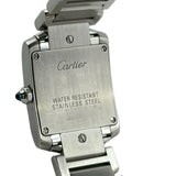 カルティエ Cartier タンク フランセーズSM W51008Q3 アイボリー ステンレススチール クオーツ レディース 腕時計