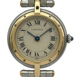 カルティエ Cartier パンテール ヴァンドーム SM 1ロウ 84084241 アイボリー ゴールド/ステンレススチール クオーツ レディース 腕時計