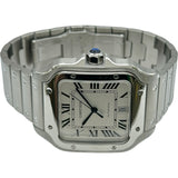 カルティエ Cartier サントス ドゥカルティエ LM WSSA0018 シルバー ステンレススチール 自動巻き メンズ 腕時計