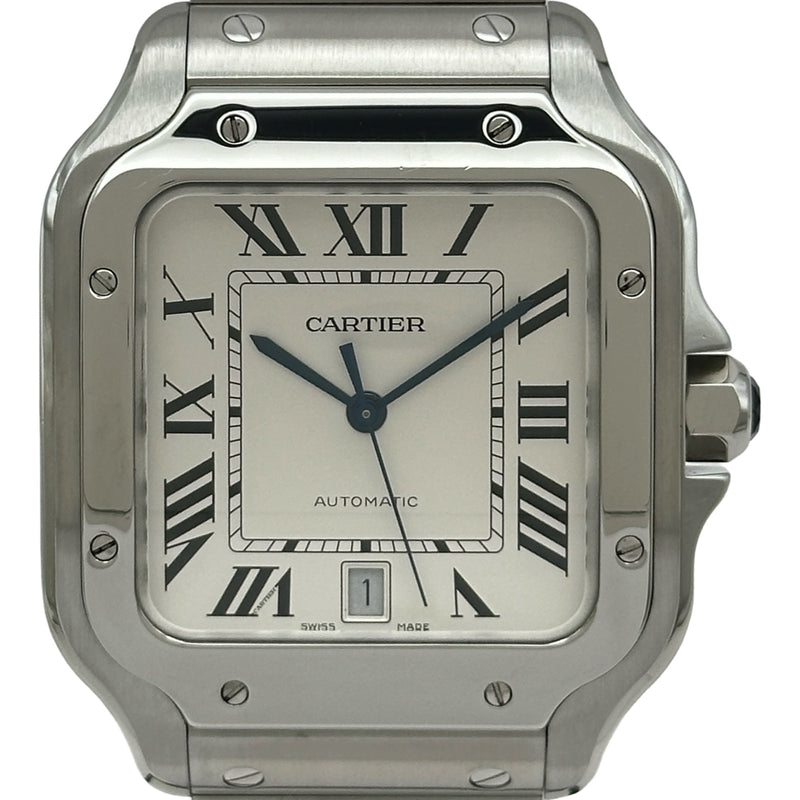 カルティエ Cartier サントス ドゥカルティエ LM WSSA0018 シルバー