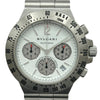 ブルガリ BVLGARI ディアゴノ タキメトリック クロノグラフ CH40STA ホワイト ステンレススチール 自動巻き メンズ 腕時計