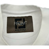 フェンディ FENDI ×FRAGMENT フロントロゴ半袖Tシャツ FY1144 ホワイト コットン メンズ 半袖Ｔシャツ