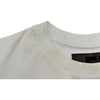 フェンディ FENDI ×FRAGMENT フロントロゴ半袖Tシャツ FY1144 ホワイト コットン メンズ 半袖Ｔシャツ