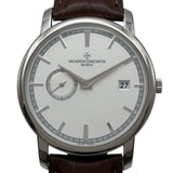 ヴァシュロン・コンスタンタン VACHERON CONSTANTIN パトリモニートラディショナル 87172/000G-9301 シルバー ホワイトゴールド 自動巻き メンズ 腕時計