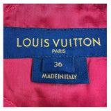 ルイ・ヴィトン LOUIS VUITTON モノグラム パテントレザー ライダースジャケット FHLJ12 ブラック レザー レディース ライダースジャケット