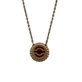 ヴァンクリーフ＆アーペル Van Cleef & Arpels ペルレ クルール ネックレス ピンクゴールド Au750 カーネリアン ジュエリー