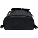 シャネル CHANEL CCフィリグリー バックパック AP57090 29番台 ブラック ゴールド金具 キャビアスキン レディース リュック・デイパック