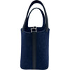 エルメス HERMES ピコタンロック PM U刻印 ブルーニュイ/ブラック ゴールド金具 スイフト/フェルト レディース ハンドバッグ