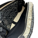 シャネル CHANEL カメリアショルダー A57273 25番台 ブラック/ベージュ シルバー金具 ビニール レディース ショルダーバッグ