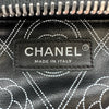 シャネル CHANEL カメリアショルダー A57273 25番台 ブラック/ベージュ シルバー金具 ビニール レディース ショルダーバッグ