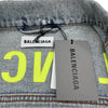 バレンシアガ BALENCIAGA バックロゴデニムジャケット 557388 ブルー コットン メンズ デニムジャケット