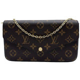 ルイ・ヴィトン LOUIS VUITTON ポシェット・フェリシー M61276 ブラウン モノグラムキャンバス レディース ショルダーバッグ