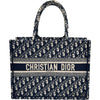 クリスチャン・ディオール Christian Dior ブックトートミディアム M1296RIW ネイビー オブリーク レディース トートバッグ