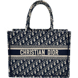 クリスチャン・ディオール Christian Dior ブックトートミディアム M1296RIW ネイビー オブリーク レディース トートバッグ