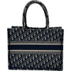 クリスチャン・ディオール Christian Dior ブックトートミディアム M1296RIW ネイビー オブリーク レディース トートバッグ