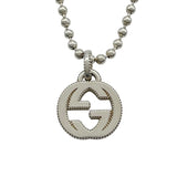 グッチ GUCCI インターロッキング ネックレス シルバー SV925 ジュエリー