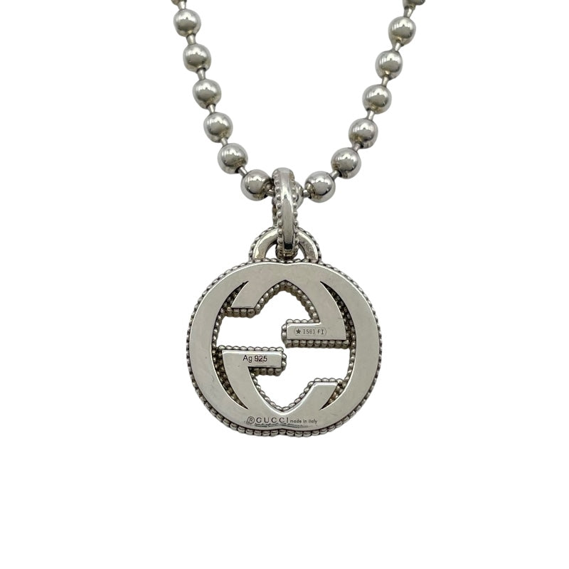 グッチ GUCCI インターロッキング ネックレス シルバー SV925 ジュエリー