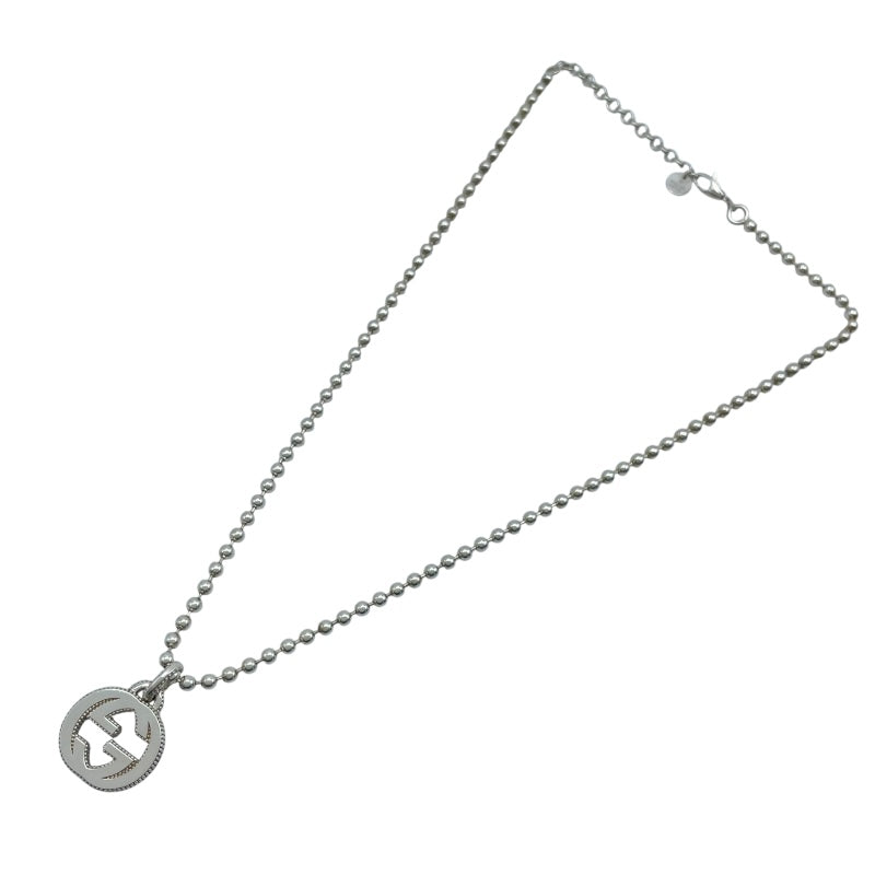 グッチ GUCCI インターロッキング ネックレス シルバー SV925 ジュエリー