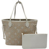 ルイ・ヴィトン LOUIS VUITTON ネヴァーフルMM M22839 ベージュ×ホワイト モノグラム・バイ・ザ・プール レディース トートバッグ