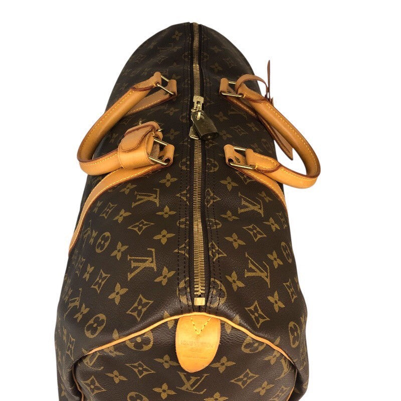 ルイ・ヴィトン LOUIS VUITTON ｷｰﾎﾟﾙ50 M41426 ブラウン/ゴールド金具 PVCコーティングキャンバス モノグラムキャンパス ユニセックス ボストンバッグ