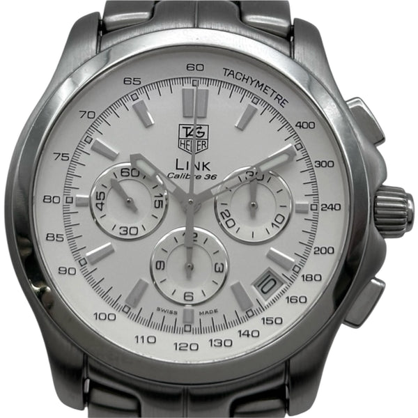 タグ・ホイヤー TAG HEUER リンク クロノグラフ キャリバー36 CT511B.BA0564 シルバー ステンレススチール 自動巻き メンズ 腕時計 タグ・ホイヤー TAG HEUER リンク クロノグラフ キャリバー36 CT511B