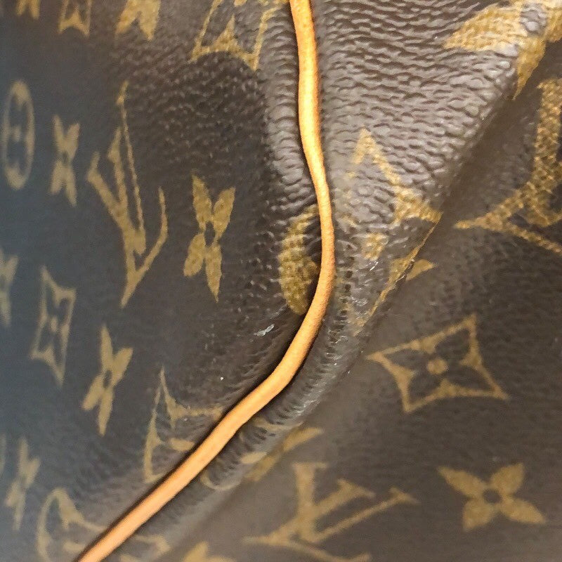 ルイ・ヴィトン LOUIS VUITTON ｷｰﾎﾟﾙ55 M41424 ブラウン/ゴールド金具 PVC モノグラムキャンパス ユニセックス ボストンバッグ