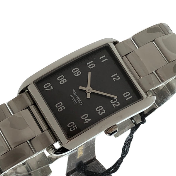 トムフォード TOM FORD N.001 ジャパンリミテッド　 TF0120276936 ガンメタル SS クオーツ メンズ 腕時計