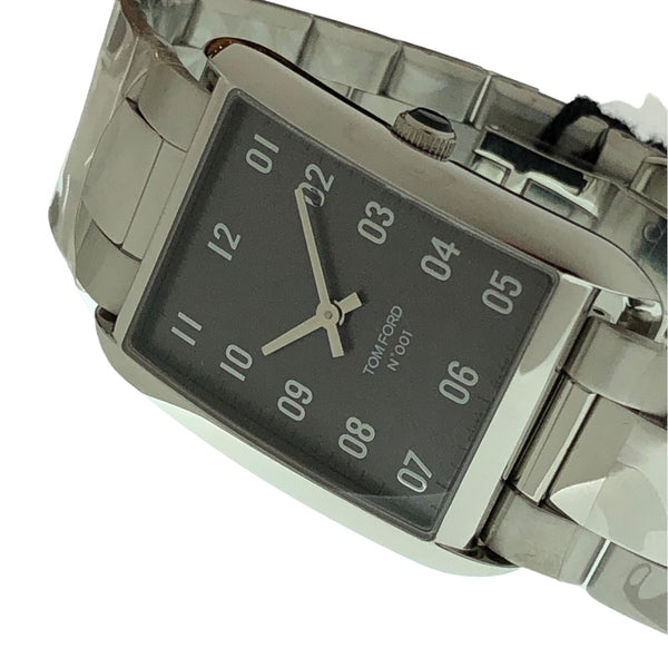 トムフォード TOM FORD N.001 ジャパンリミテッド　 TF0120276936 ガンメタル SS クオーツ メンズ 腕時計