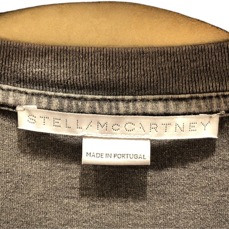 ステラ・マッカートニー STELLA McCARTNEY レース切替ロゴプリントT