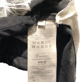 ステラ・マッカートニー STELLA McCARTNEY レース切替ロゴプリントTシャツワンピース 6JO318 グレー コットン レディース ワンピース
