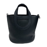 エルメス HERMES インザループ23 W刻 ブラック シルバー金具 トリヨンクレマンス/スイフト レディース ハンドバッグ