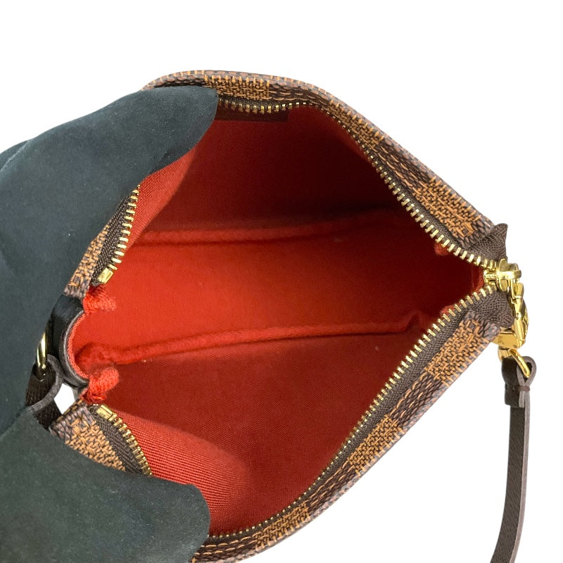ルイ・ヴィトン LOUIS VUITTON トゥルース・メイクアップ N51982 ブラウン ダミエ レディース ハンドバッグ