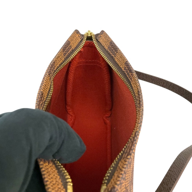 ルイ・ヴィトン LOUIS VUITTON トゥルース・メイクアップ N51982 ブラウン ダミエ レディース ハンドバッグ