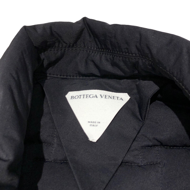 ボッテガ・ヴェネタ BOTTEGA VENETA イントレチャートキルティングジャケット 22SS 700422 ブラック ナイロン メンズ ダウンジャケット