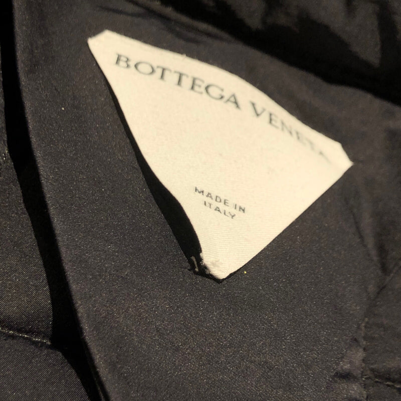 ボッテガ・ヴェネタ BOTTEGA VENETA イントレチャートキルティングジャケット 22SS 700422 ブラック ナイロン メンズ ダウンジャケット