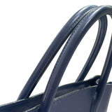 エルメス HERMES ホワイトバスGM □F刻印 ブルーインディゴ クシュベル レディース ハンドバッグ
