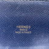 エルメス HERMES ホワイトバスGM □F刻印 ブルーインディゴ クシュベル レディース ハンドバッグ